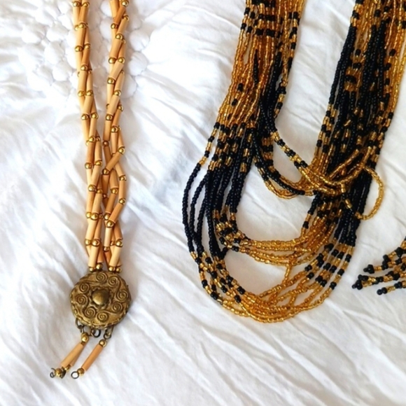 ☀️ NEW Boho beaded womens jewelry set - Picture 3 of 8